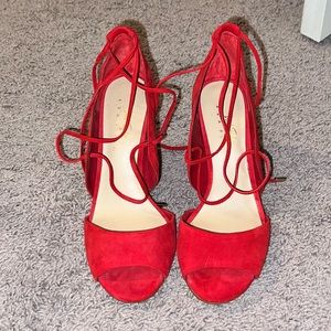 Lord & Taylor red heels